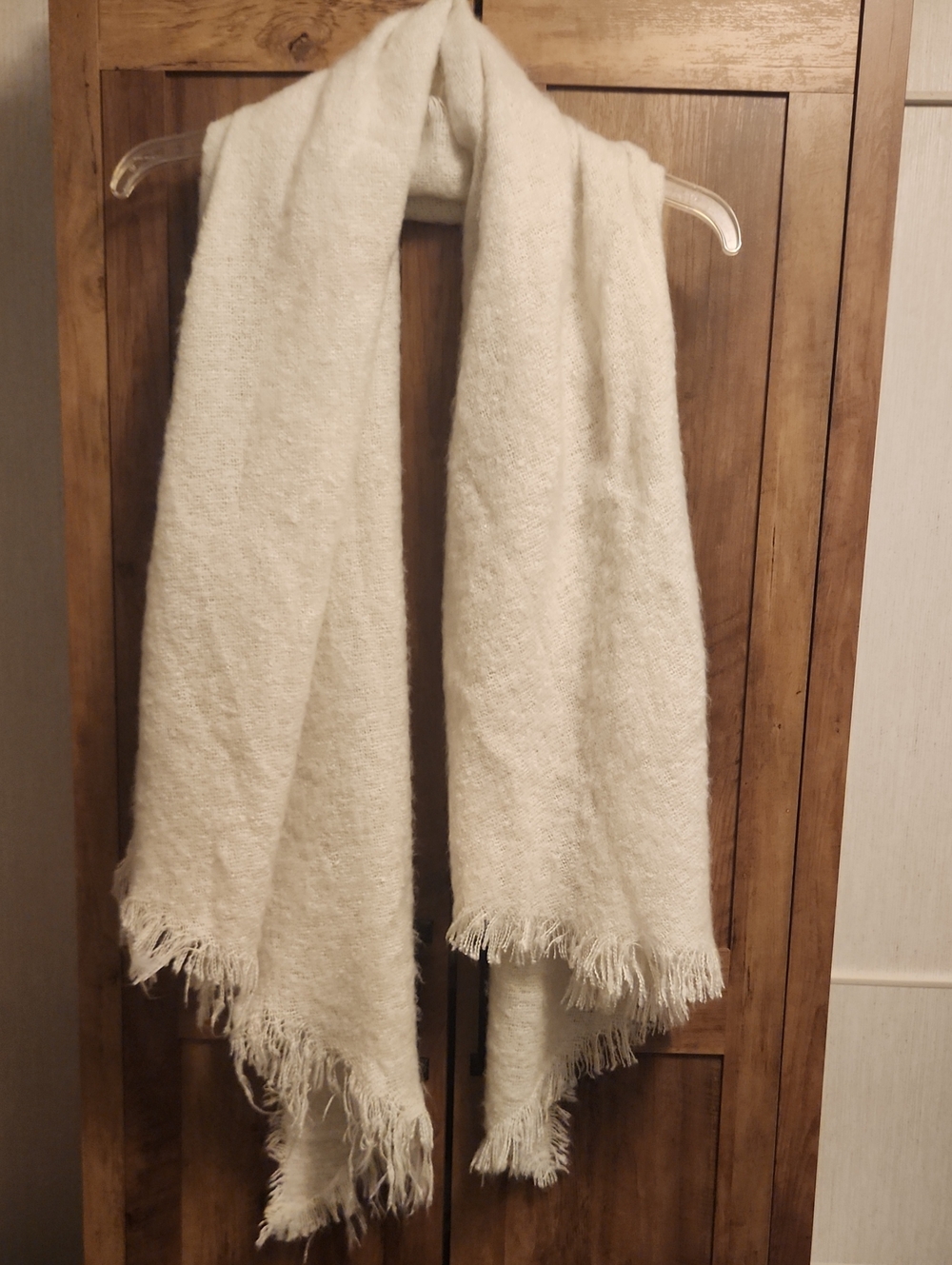 Anthropologie Fringe Scarf/Wrap/ Lap Blanket Versatile And Long